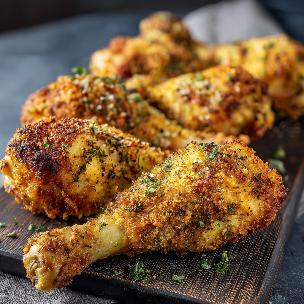Crispy Oven Baked Chicken Drumsticks