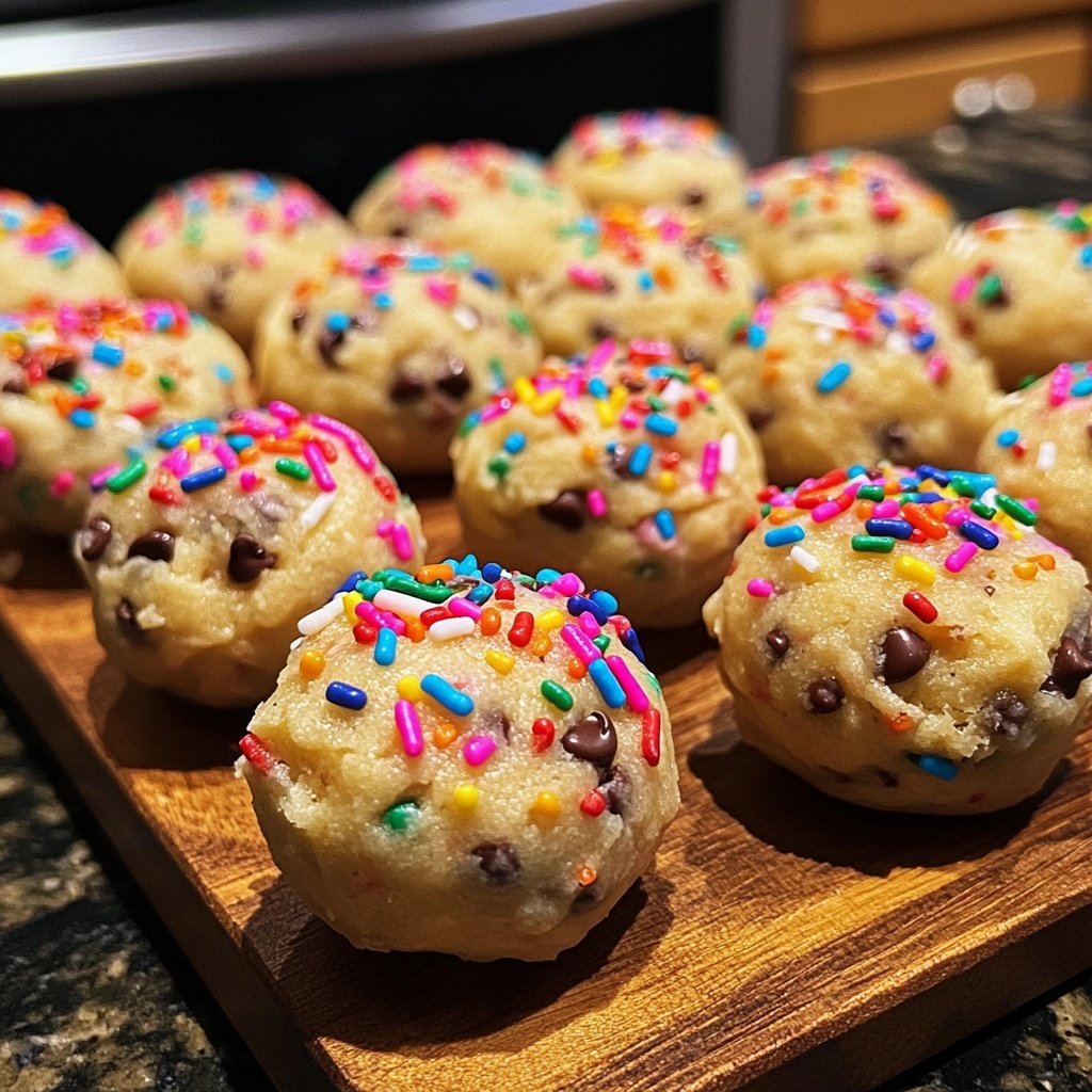 Super Bowl Dessert Cookie Dough Bites