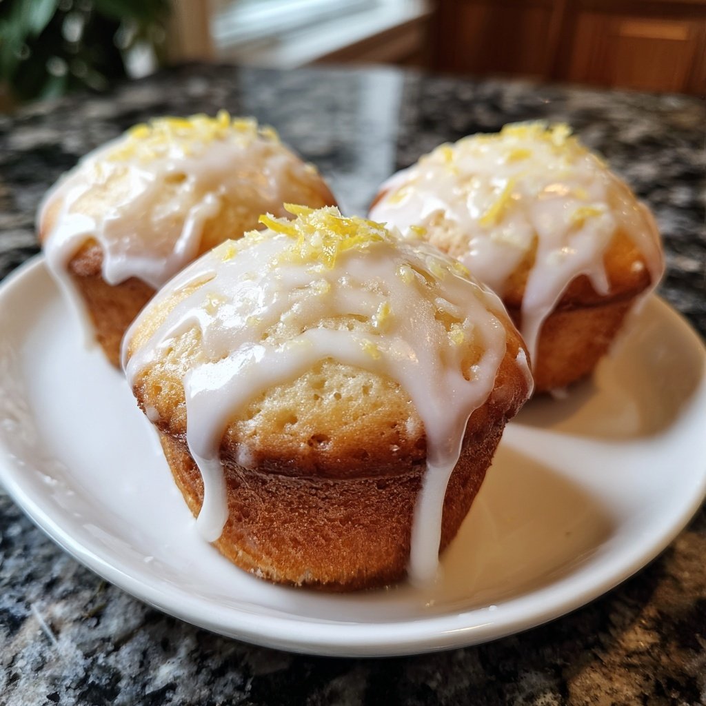 Limoncello Lemon Muffins