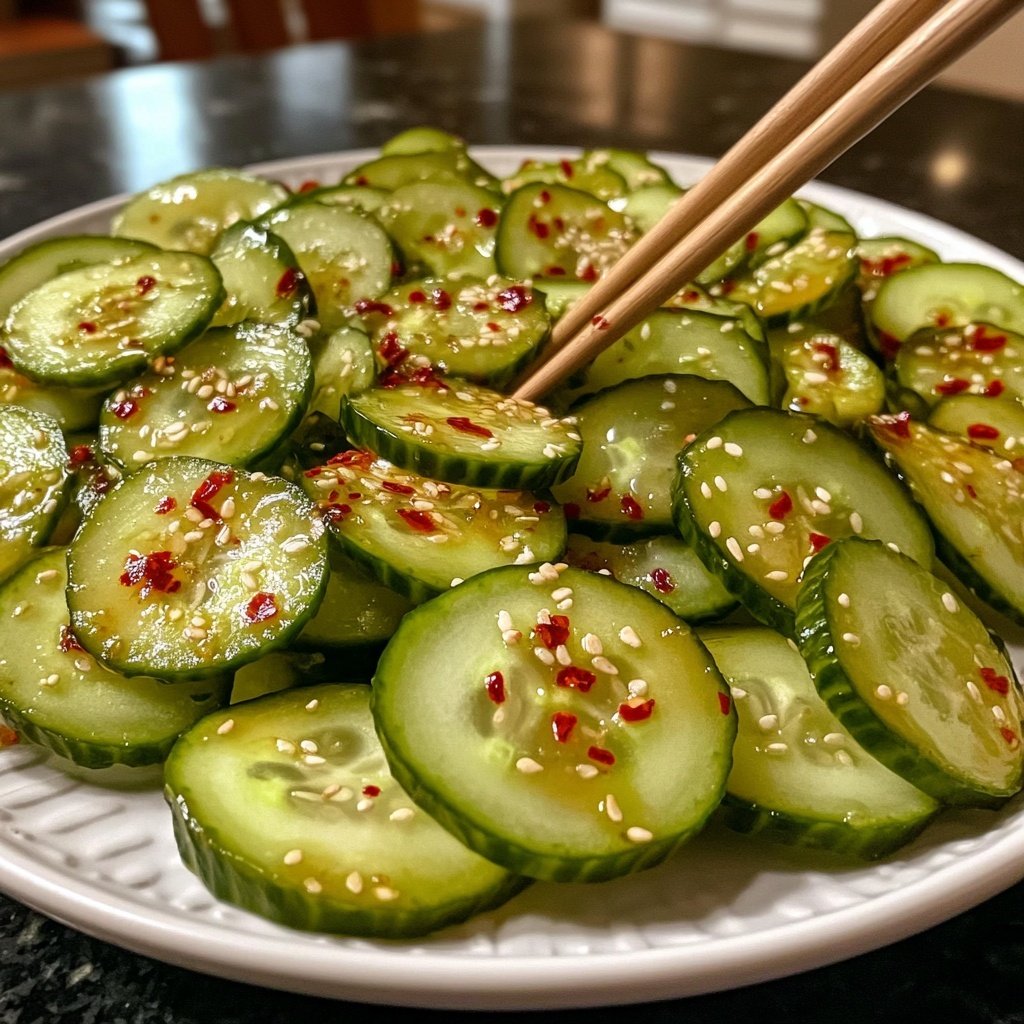 Easy Asian Cucumber Salad