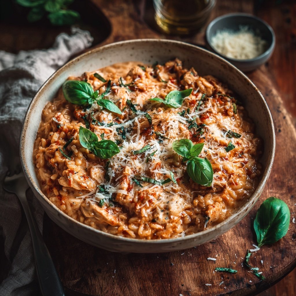 Creamy Tomato Chicken Rice