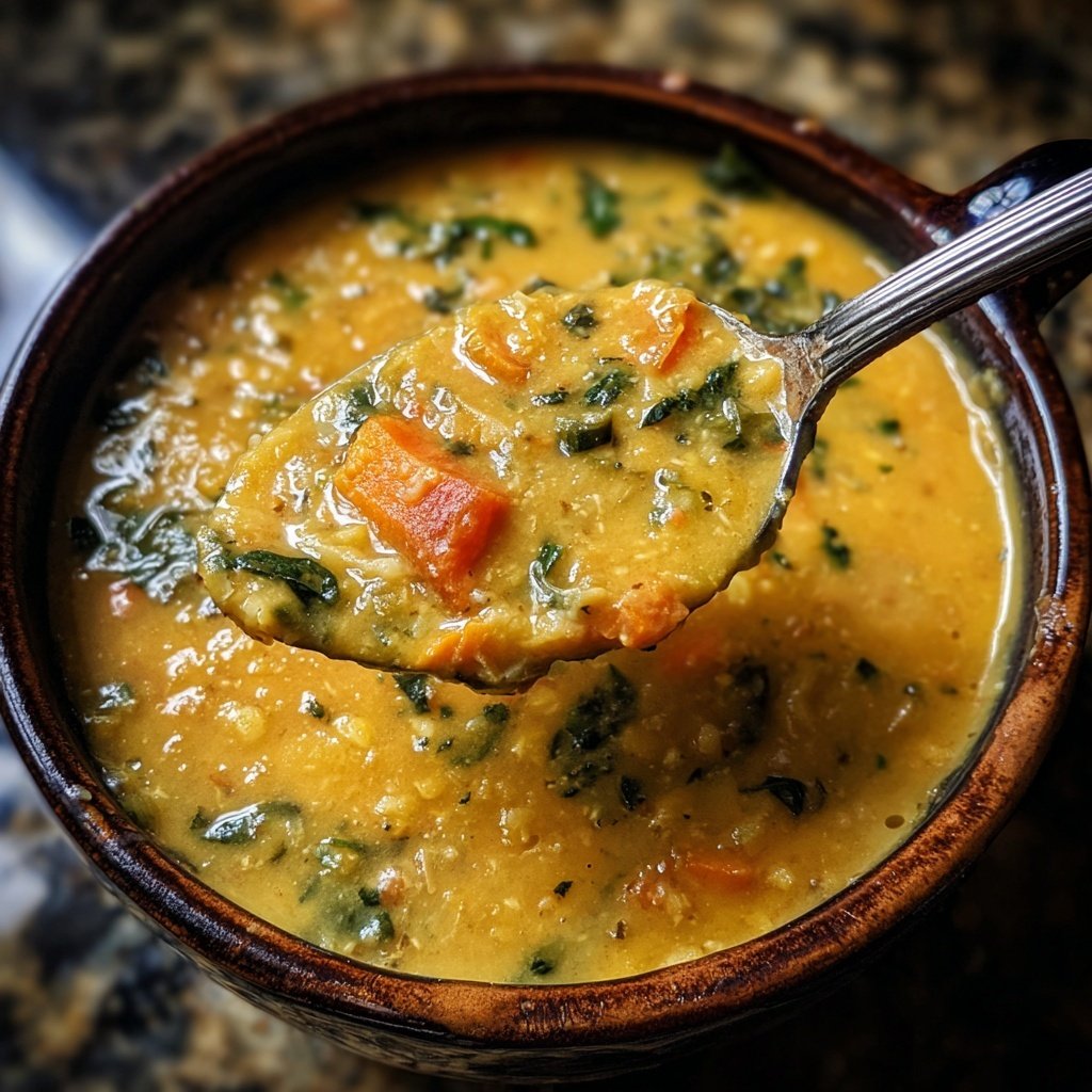 Jamaican Coconut Lentil Soup