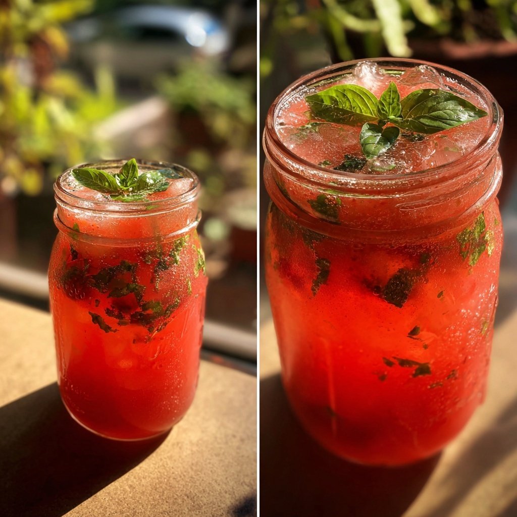 Strawberry Basil Spring Lemonade